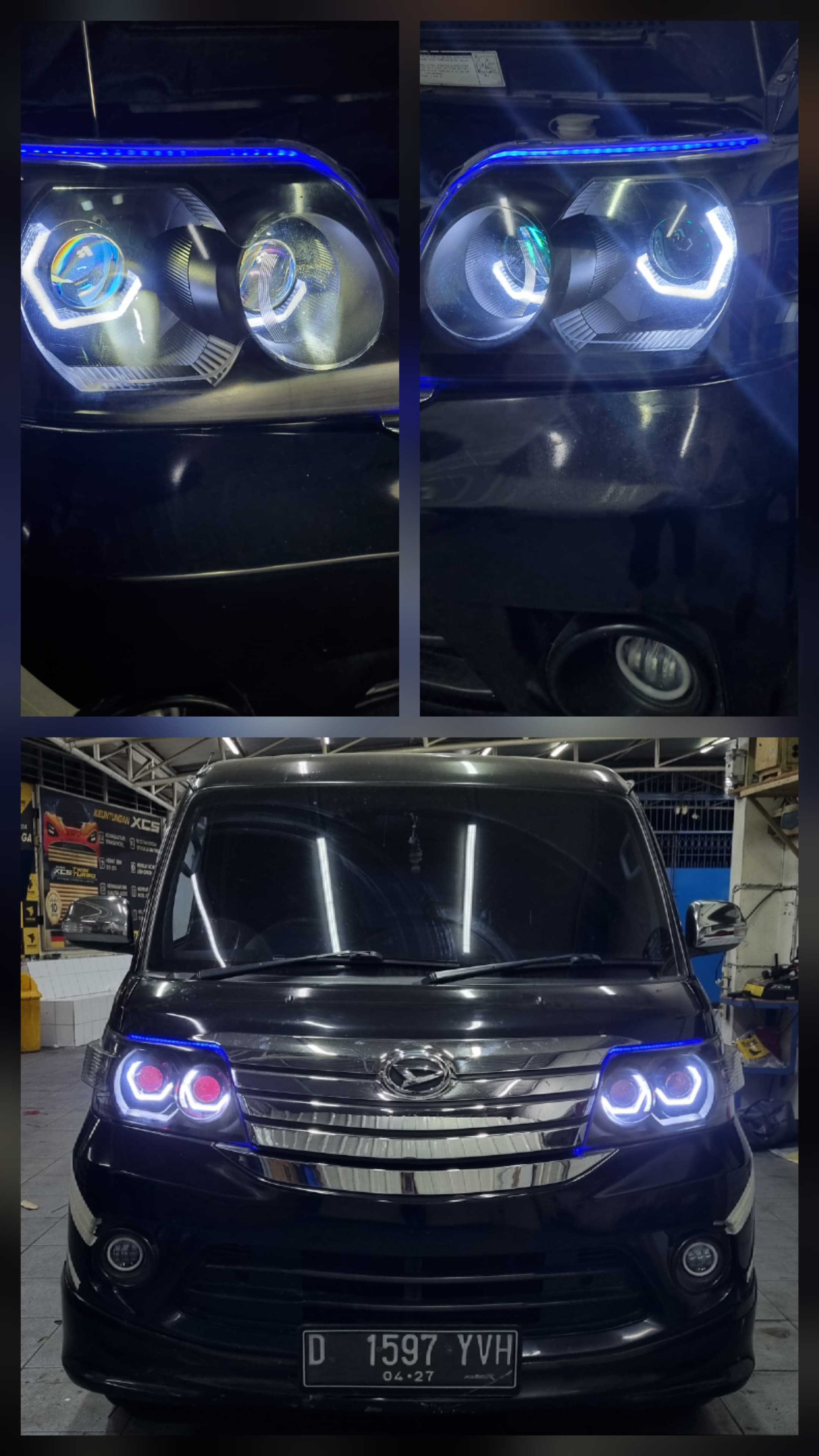 CUSTOM LAMPU LUXIO